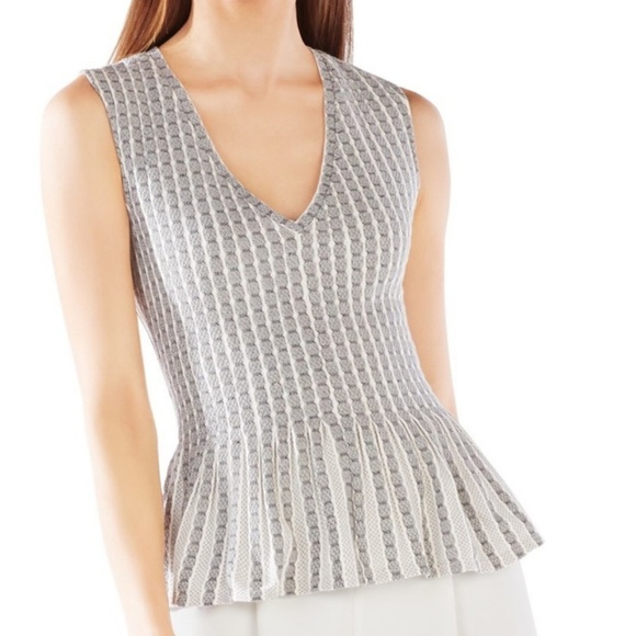 BCBGMaxAzria Tops - BCBGMaxAzria Peplum Top